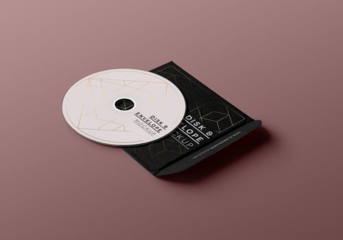 Simple And Timeless Polygonal Disk Label